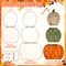 Fall Stacked Pumpkins for Home Front Porch Decor(white, green, and orange)